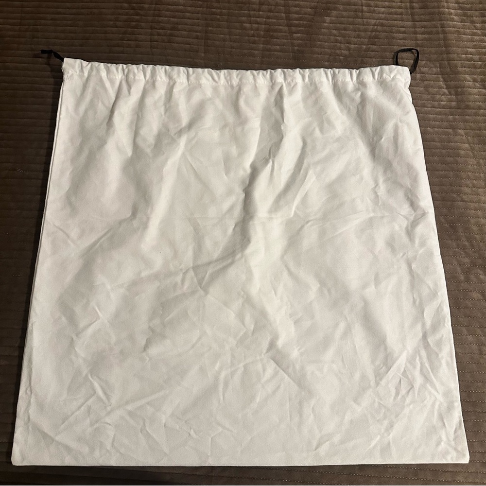 Balmain Paris White Extra Large Drawstring Dust B… - image 6